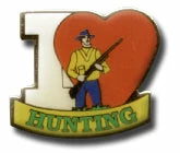 Bewild Lapel Pins I Love Hunting Lapel Pin