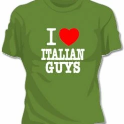 Bewild I Love Italian Guys Girls T-Shirt
