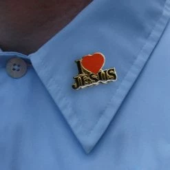 Bewild I Love Jesus Lapel Pin Lapel Pins