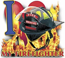 Bewild I Love MY Firefighter Girls T-Shirt