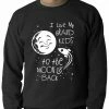 Bewild I Love My GrandKids To The Moon And Back Adult Crewneck Positive Reinforcement
