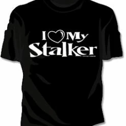 Bewild I Love My Stalker Girls T-Shirt Cool Funny & Offensive
