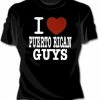 Bewild I Love Puerto Rican Guys Girls T-Shirt Cool Funny & Offensive