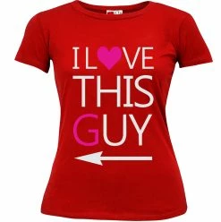 Bewild I Love This Guy Girl's T-Shirt