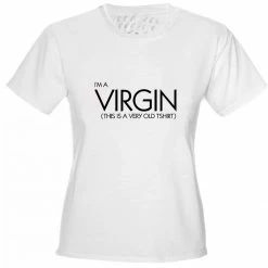 Bewild Cool Funny & Offensive I'm A Virgin Girls T-Shirt
