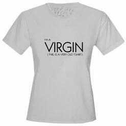 Bewild Cool Funny & Offensive I'm A Virgin Girls T-Shirt