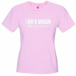 Bewild I'm A Virgin (Old Shirt) Girls T-Shirt