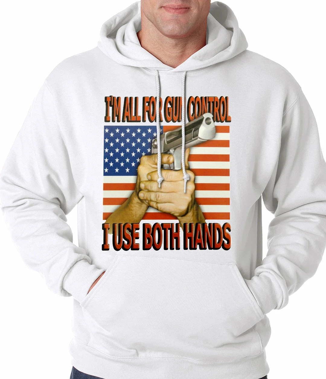 Bewild I'm All For Gun Control, I Use Both Hands Adult Hoodie 6 Bewild I'm All For Gun Control, I Use Both Hands Adult Hoodie