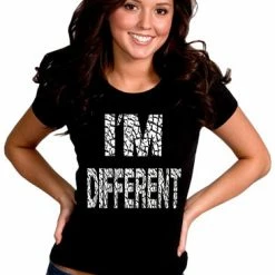 Bewild Cool Funny & Offensive I'm Different Girl's T-Shirt