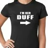 Bewild I'm Her DUFF Arrow Designated Ugly Fat Friend Girls T-shirt