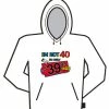 Bewild I'm Not 40 Hoodie Cool Funny & Offensive