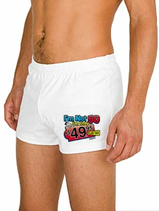 Bewild Men's Boxers I'm Not 50 Boxer Shorts