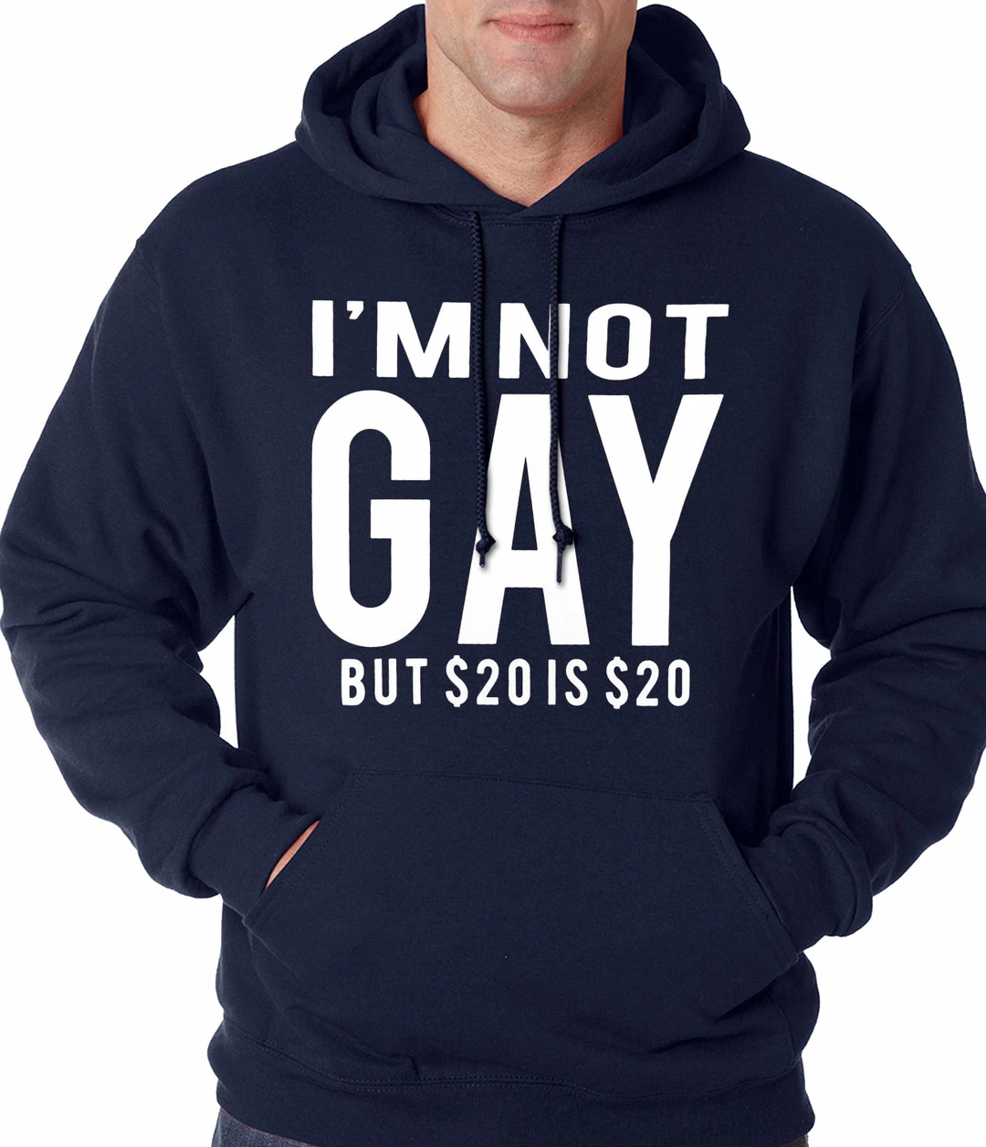 Bewild I'm Not Gay But 20 Dollars Is 20 Dollars Adult Hoodie Cool Funny & Offensive 9 Bewild I'm Not Gay But 20 Dollars Is 20 Dollars Adult Hoodie Cool Funny & Offensive