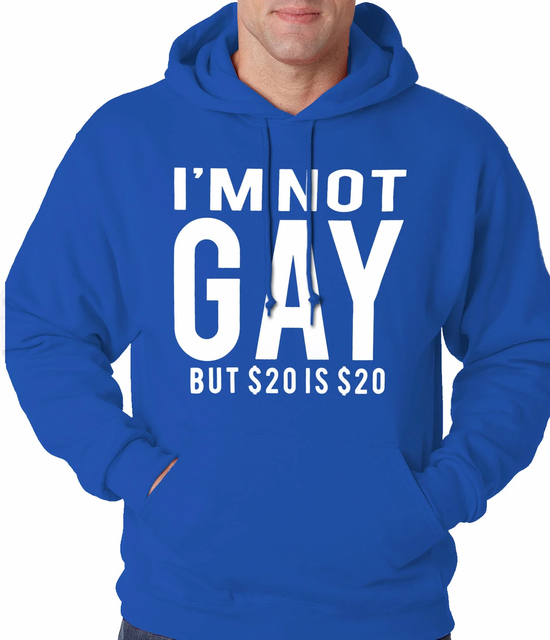 Bewild I'm Not Gay But 20 Dollars Is 20 Dollars Adult Hoodie Cool Funny & Offensive 11 Bewild I'm Not Gay But 20 Dollars Is 20 Dollars Adult Hoodie Cool Funny & Offensive