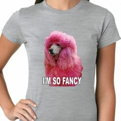 Bewild I'm So Fancy - Pink Poodle Ladies T-shirt Cool Funny & Offensive 17 Bewild I'm So Fancy - Pink Poodle Ladies T-shirt Cool Funny & Offensive