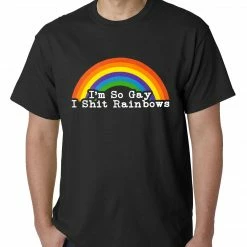Bewild I'm So Gay I Shit Rainbows Mens T-shirt
