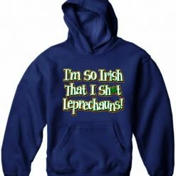 Bewild I'm So Irish That I Sh*t Leprechauns! Adult Hoodie