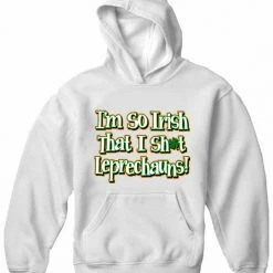 Bewild I'm So Irish That I Sh*t Leprechauns! Adult Hoodie