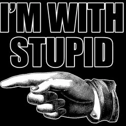 Bewild I'm With Stupid Adult Hoodie Cool Funny & Offensive 24 Bewild I'm With Stupid Adult Hoodie Cool Funny & Offensive