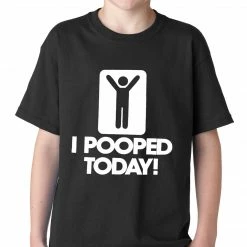 Bewild I Pooped Today Kids T-shirt