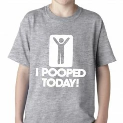 Bewild I Pooped Today Kids T-shirt