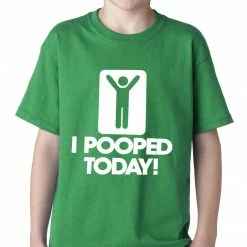 Bewild I Pooped Today Kids T-shirt
