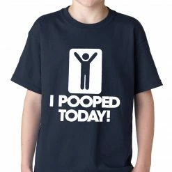 Bewild I Pooped Today Kids T-shirt