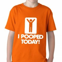 Bewild I Pooped Today Kids T-shirt