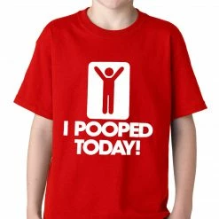 Bewild I Pooped Today Kids T-shirt