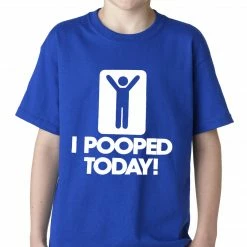 Bewild I Pooped Today Kids T-shirt