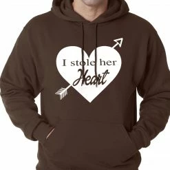 Bewild I Stole Her Heart Couples Adult Hoodie
