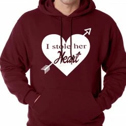 Bewild I Stole Her Heart Couples Adult Hoodie