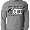 Bewild Cool Funny & Offensive I Suffer From Compulsive Fishing Disorder Adult Crewneck