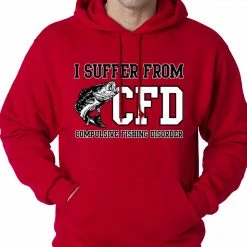 Bewild I Suffer From Compulsive Fishing Disorder Adult Hoodie