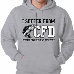 Bewild I Suffer From Compulsive Fishing Disorder Adult Hoodie