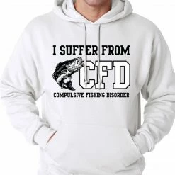 Bewild I Suffer From Compulsive Fishing Disorder Adult Hoodie
