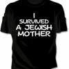Bewild Cool Funny & Offensive I Survived A Jewish Mother Girls T-Shirt