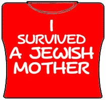 Bewild I Survived A Jewish Mother Girls T-Shirt (Red)