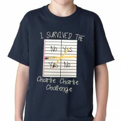 Bewild Cool Funny & Offensive I Survived Charlie Charlie Kids T-shirt