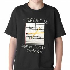 Bewild Cool Funny & Offensive I Survived Charlie Charlie Kids T-shirt
