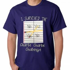 Bewild I Survived Charlie Charlie Mens T-shirt Say It Loud
