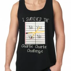 Bewild Cool Funny & Offensive I Survived Charlie Charlie Tank Top
