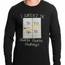 Bewild I Survived Charlie Charlie Thermal Shirt