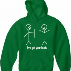Bewild I've Got Your Back Adult Hoodie