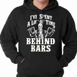 Bewild I've Spent A Lot Of Time Behind Bars Adult Hoodie