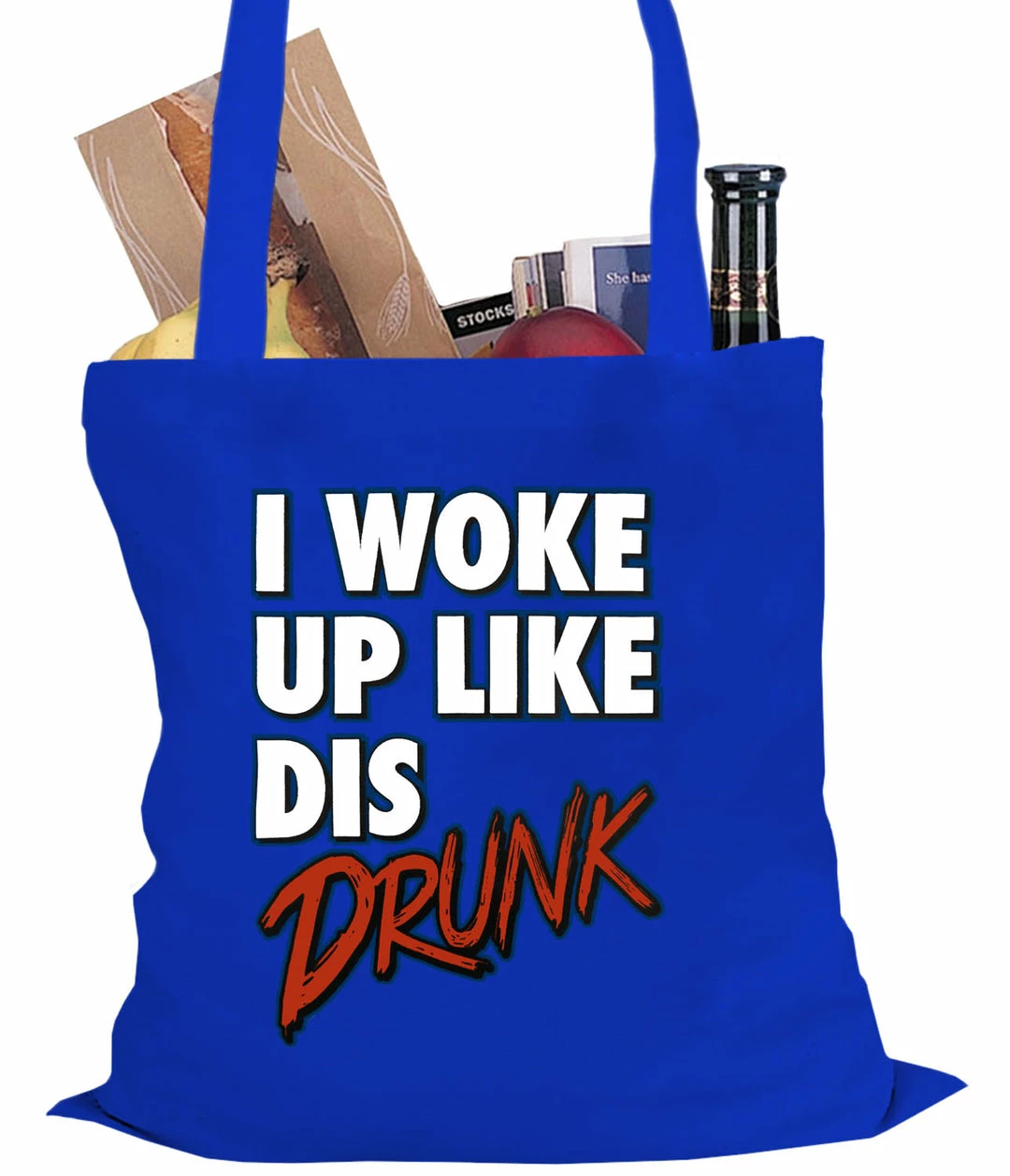 Bewild Hip-Hop Inspired I Woke Up Like Dis, Drunk Tote Bag 8 Bewild Hip-Hop Inspired I Woke Up Like Dis, Drunk Tote Bag