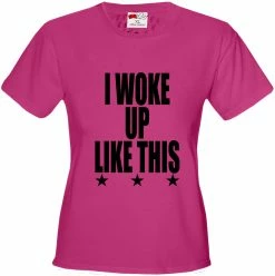 Bewild I Woke Up Like This W/ Stars Girl's T-Shirt Hip-Hop Inspired Clothing 14 Bewild I Woke Up Like This W/ Stars Girl's T-Shirt Hip-Hop Inspired Clothing