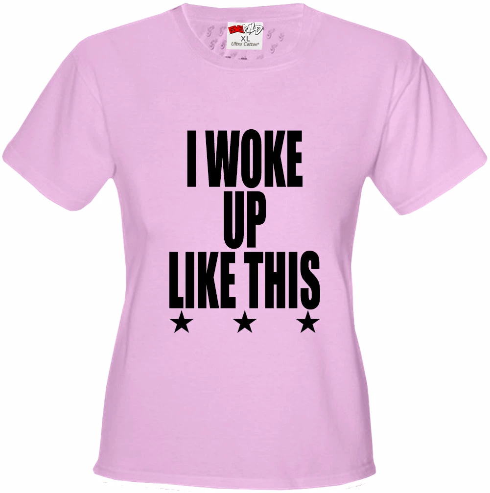 Bewild I Woke Up Like This W/ Stars Girl's T-Shirt Hip-Hop Inspired Clothing 8 Bewild I Woke Up Like This W/ Stars Girl's T-Shirt Hip-Hop Inspired Clothing