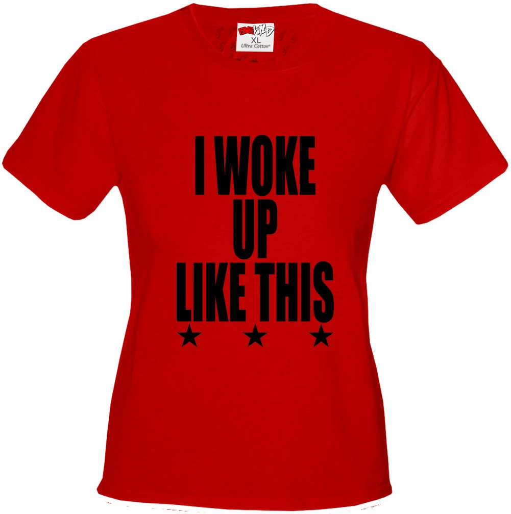 Bewild I Woke Up Like This W/ Stars Girl's T-Shirt Hip-Hop Inspired Clothing 9 Bewild I Woke Up Like This W/ Stars Girl's T-Shirt Hip-Hop Inspired Clothing