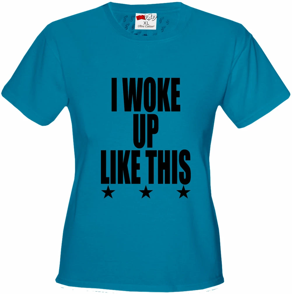 Bewild I Woke Up Like This W/ Stars Girl's T-Shirt Hip-Hop Inspired Clothing 10 Bewild I Woke Up Like This W/ Stars Girl's T-Shirt Hip-Hop Inspired Clothing